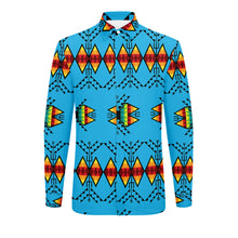 Load image into Gallery viewer, Sacred Trust Sky Men&#39;s Long Sleeve Dress Shirt
