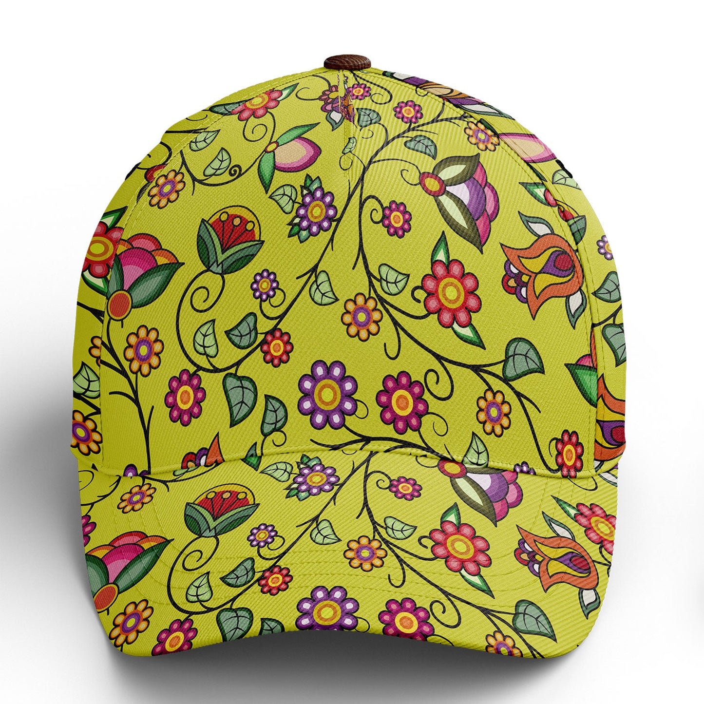 Heartbeat Petals Yellow Snapback Hat