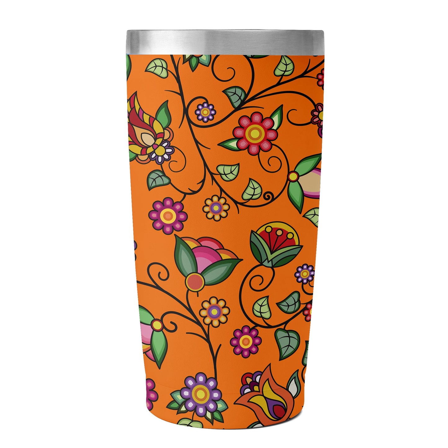 Heartbeat Petals ECM Orange 15OZ Tumbler