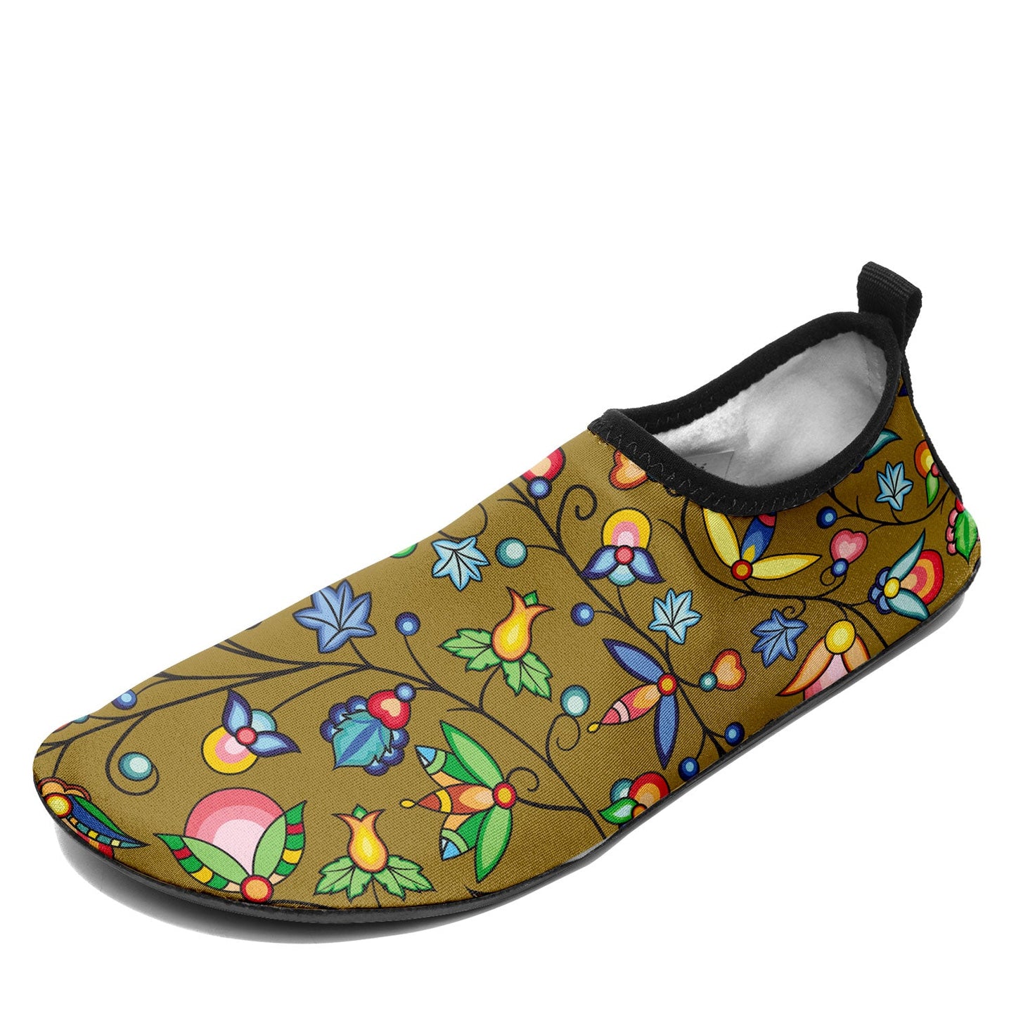 Prairie Plains Spirit Fall Leaves Kid's Sockamoccs Slip On Shoes