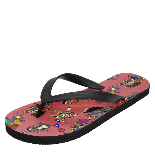 Grand Entry Dancers Terra Cotta Flip Flops