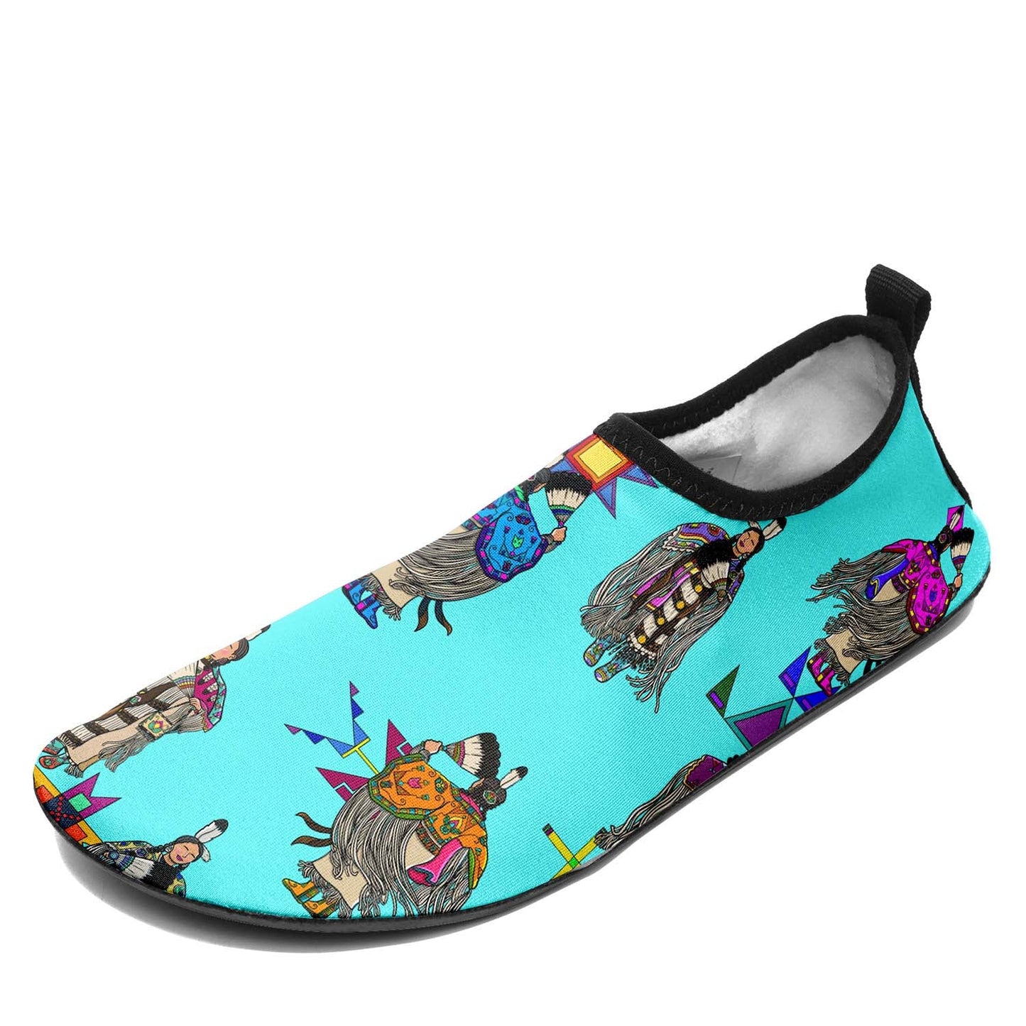 Women's Tradish Dancers Turquoise Sockamoccs