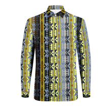 Load image into Gallery viewer, Inside the Deer Clan Lodge Men&#39;s Long Sleeve Dress Shirt
