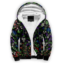 Load image into Gallery viewer, Grandmother Stories Mignight Sherpa Hoodie
