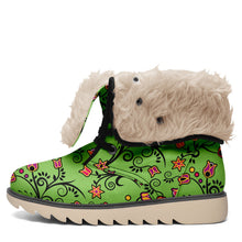 Load image into Gallery viewer, LightGreen Yellow Star Polar Winter Boots
