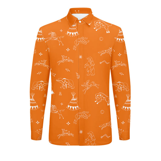 Ledger Dabbles Orange Dress Shirt