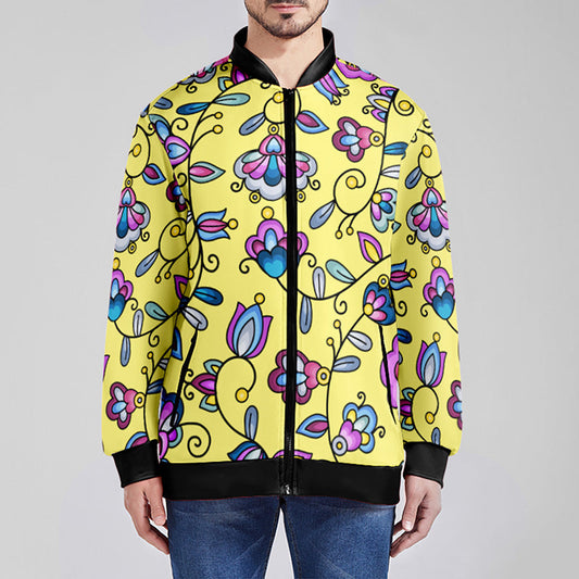 Autumn Bundle Blessing Yellow Collared Lightweight Jacket