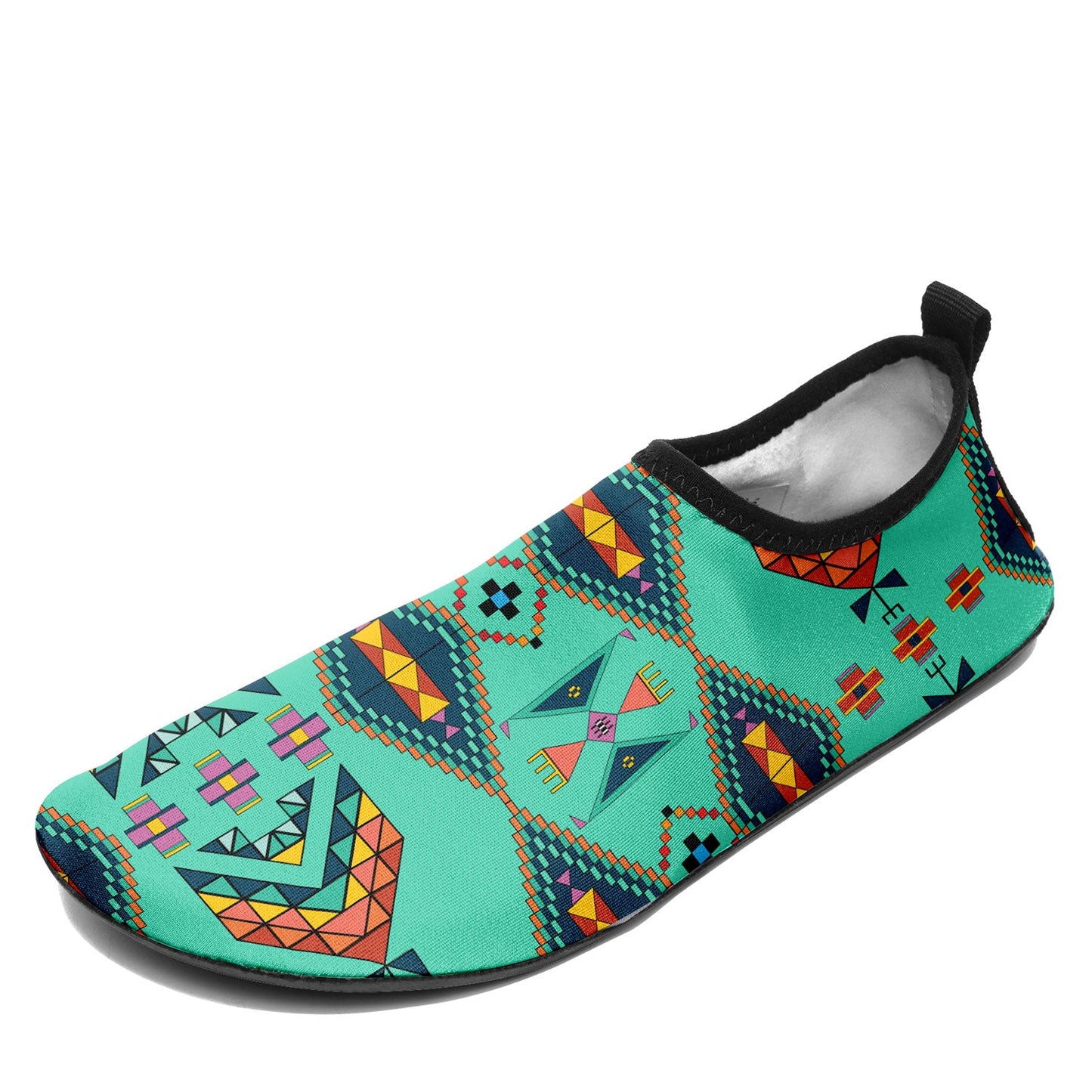 Travois Tipi Smokey Sky Kid's Sockamoccs Slip On Shoes