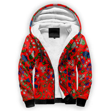 Load image into Gallery viewer, Grandmother Stories Fire Sherpa Hoodie
