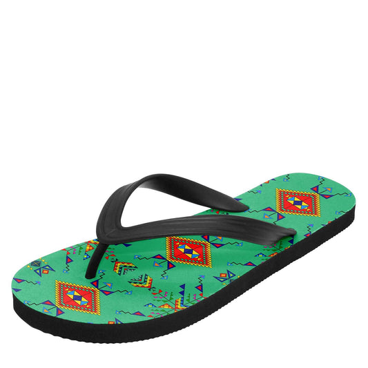 Buffalo Jump Sage Flip Flops