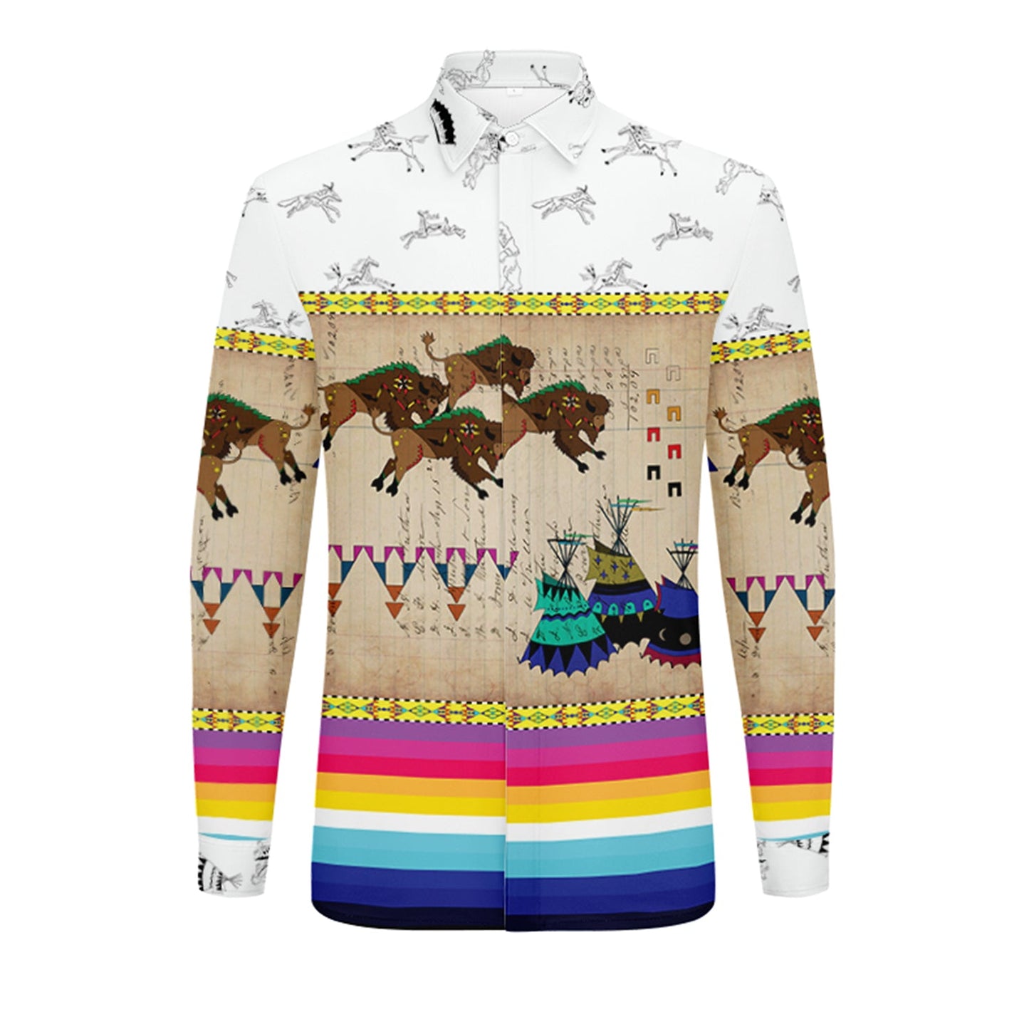 Buffalos Running Dress Shirt