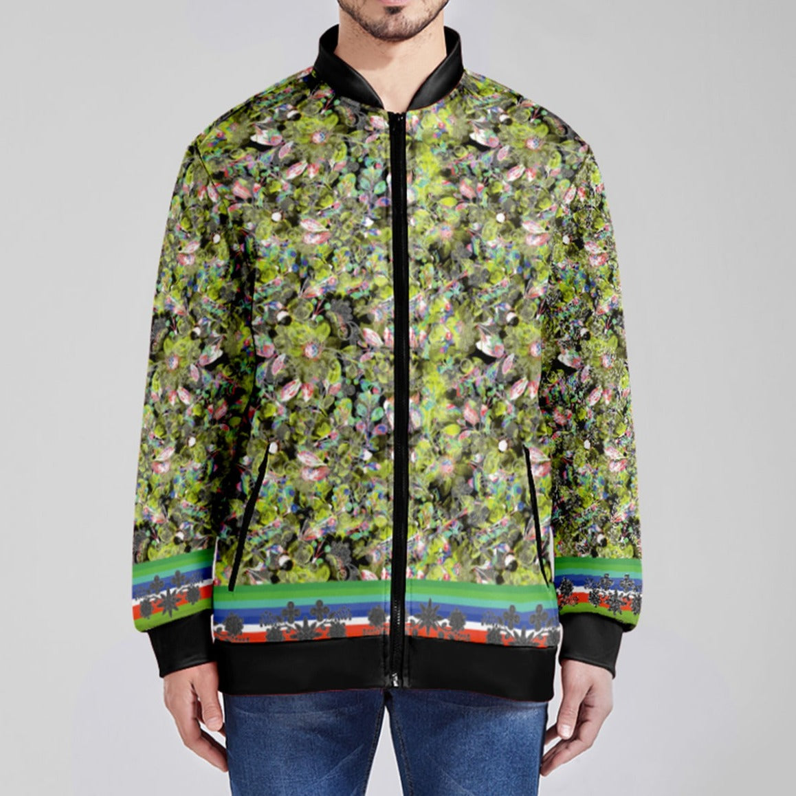 Culture in Nature Green Leaf Lightweight Jacket