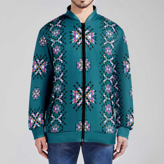 Medicine Lodge Dark Winter Zippered Collared Lightweight Jacket