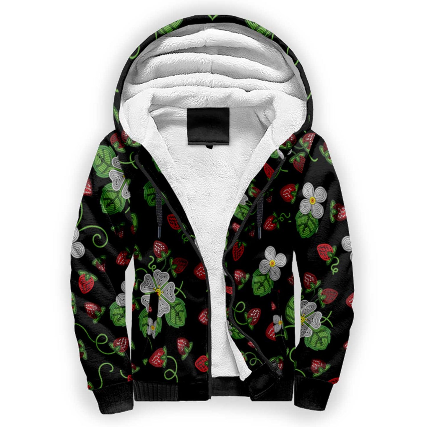 Strawberry Dreams Midnight Sherpa Hoodie