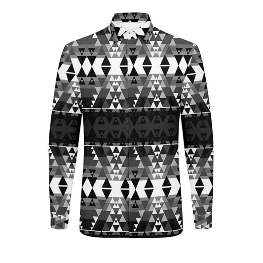 Writing on Stone Black and White Dress Shirt