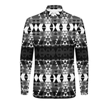 Load image into Gallery viewer, Writing on Stone Black and White Men&#39;s Long Sleeve Dress Shirt
