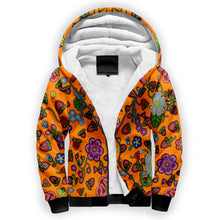 Load image into Gallery viewer, Berry Pop Carrot Sherpa Hoodie
