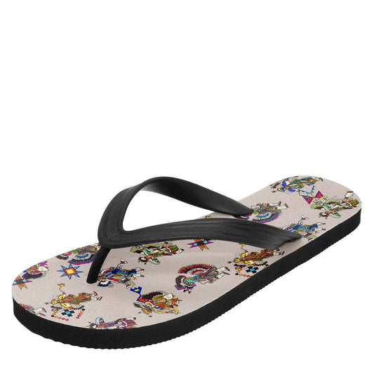 Men's Fancy Dancers Muslin Flip Flops
