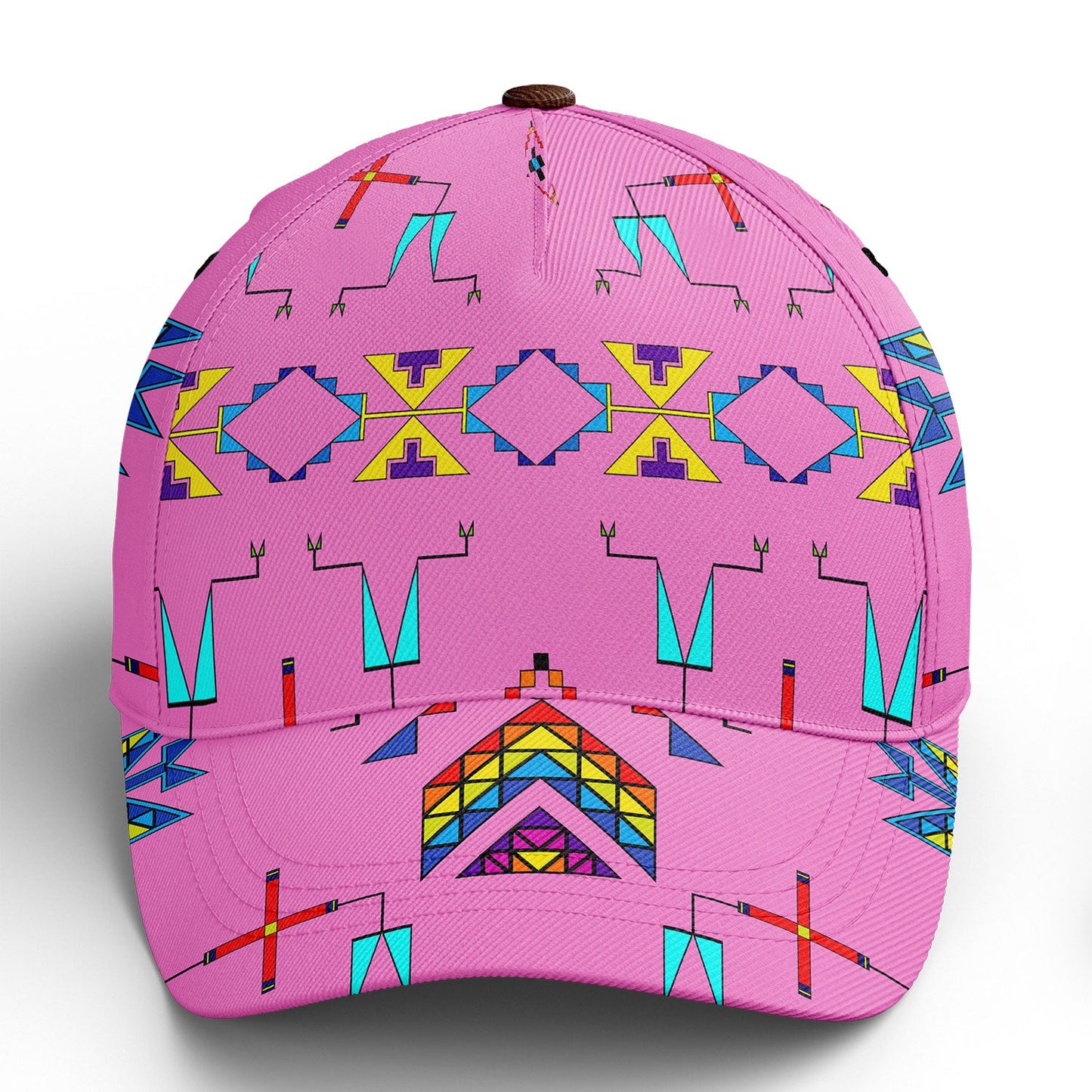 Rainy Chief Rainbow Blush Snapback Hat