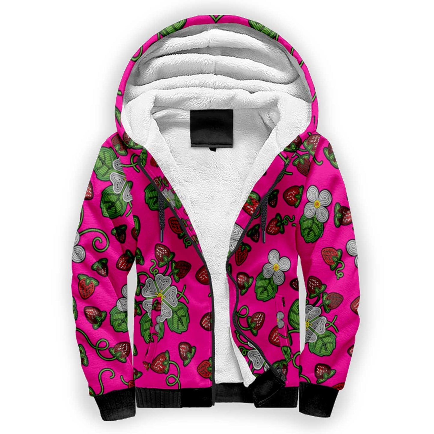 Strawberry Dreams Blush Sherpa Hoodie