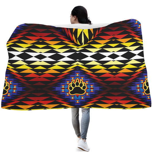 Sunset Blanket Hooded Blanket