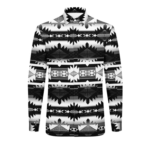Okotoks Black and White Dress Shirt