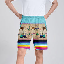 Load image into Gallery viewer, Buffalos Running Sky Athletic Shorts with Pockets
