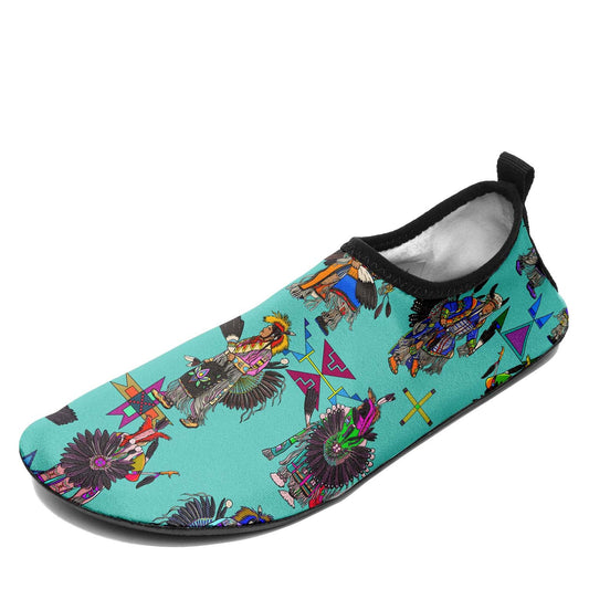 Men's Tradish Dancers Turquoise Sockamoccs