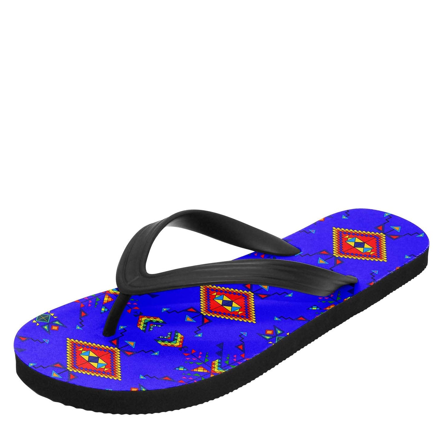 Buffalo Jump Blue Flip Flops