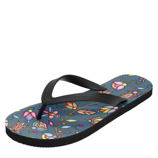 Buffalo Bloom Rainstorm Flip Flops