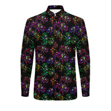 Load image into Gallery viewer, Floral Buffalo Men&#39;s Long Sleeve Dress Shirt
