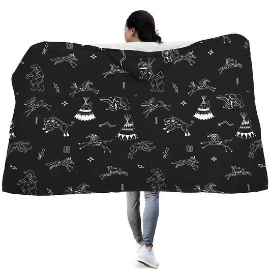 Ledger Dabbles Hooded Blanket