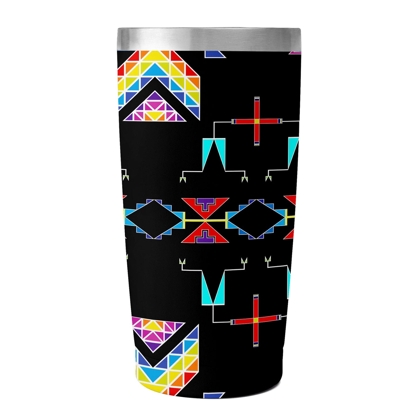 Rainy Chief Rainbow Black 15OZ Tumbler