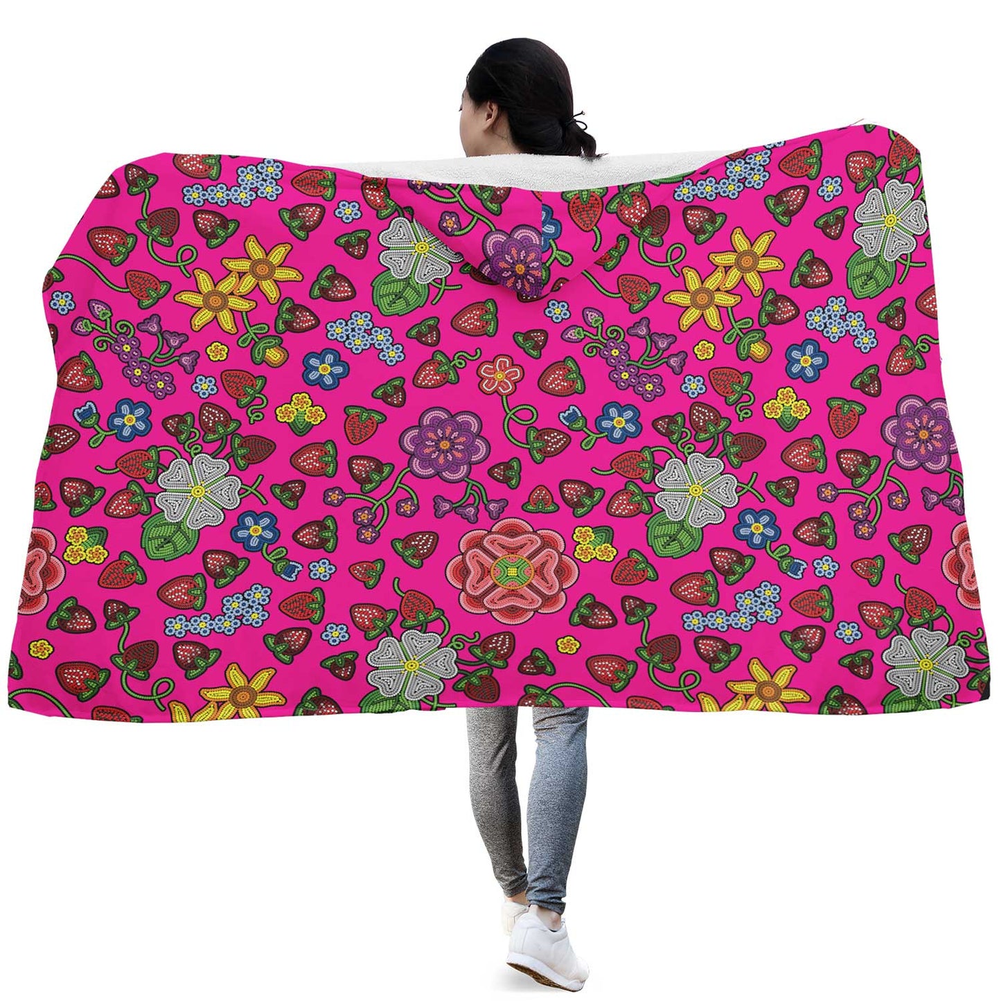 Berry Pop Hooded Blanekt