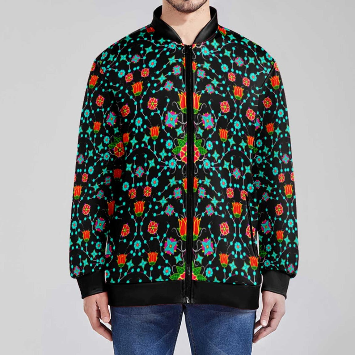 Floral Damask Upgrade Youth Lightweight Jacket