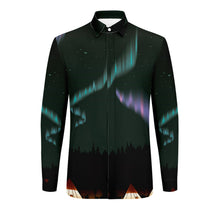 Load image into Gallery viewer, Dancing Skies Men&#39;s Long Sleeve Dress Shirt
