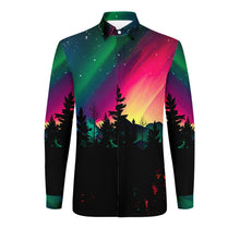 Load image into Gallery viewer, Aurora Medicine Animal 4 Men&#39;s Long Sleeve Dress Shirt
