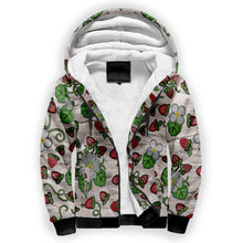 Load image into Gallery viewer, Strawberry Dreams Bright Birch Sherpa Hoodie
