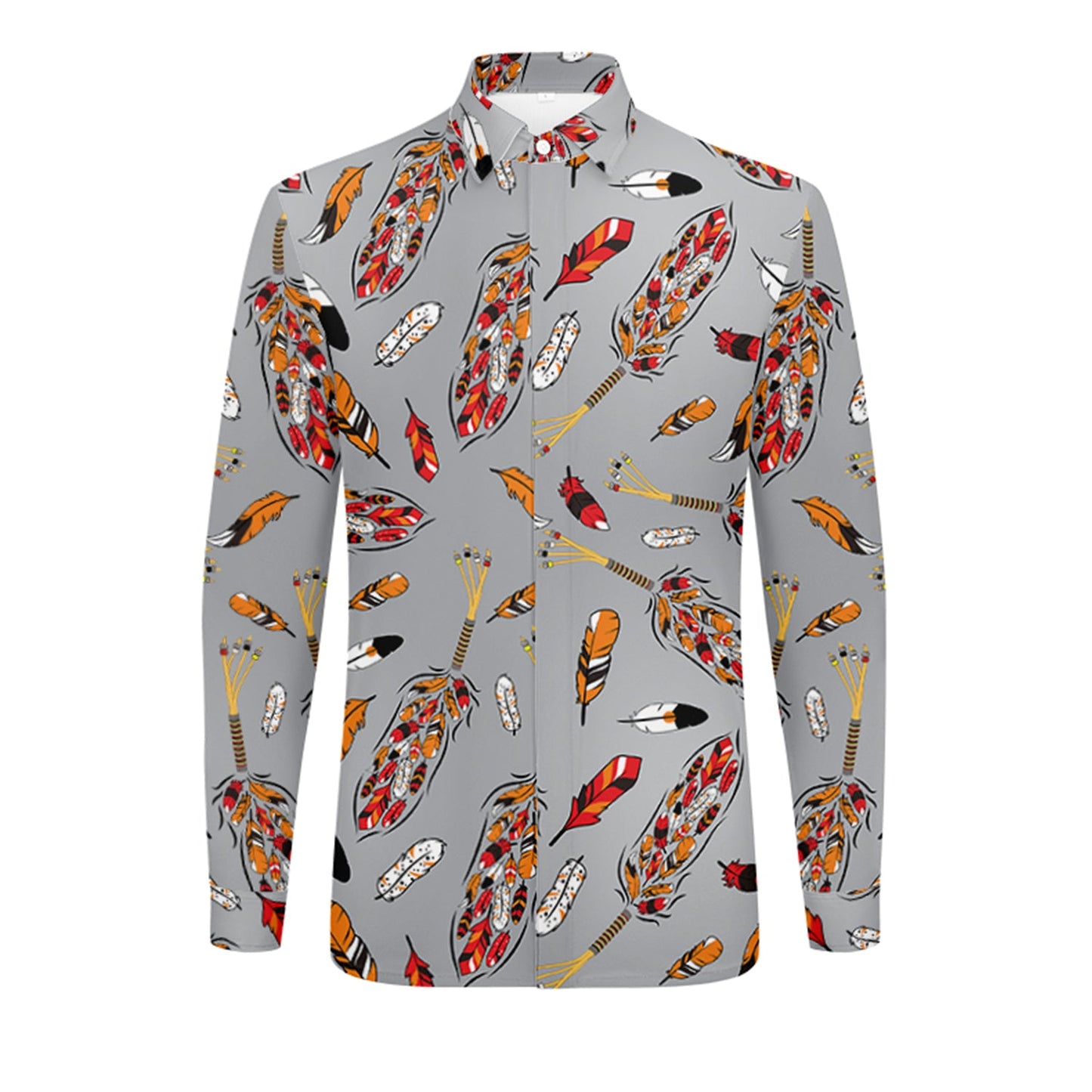 Prayer Feathers Dress Shirt