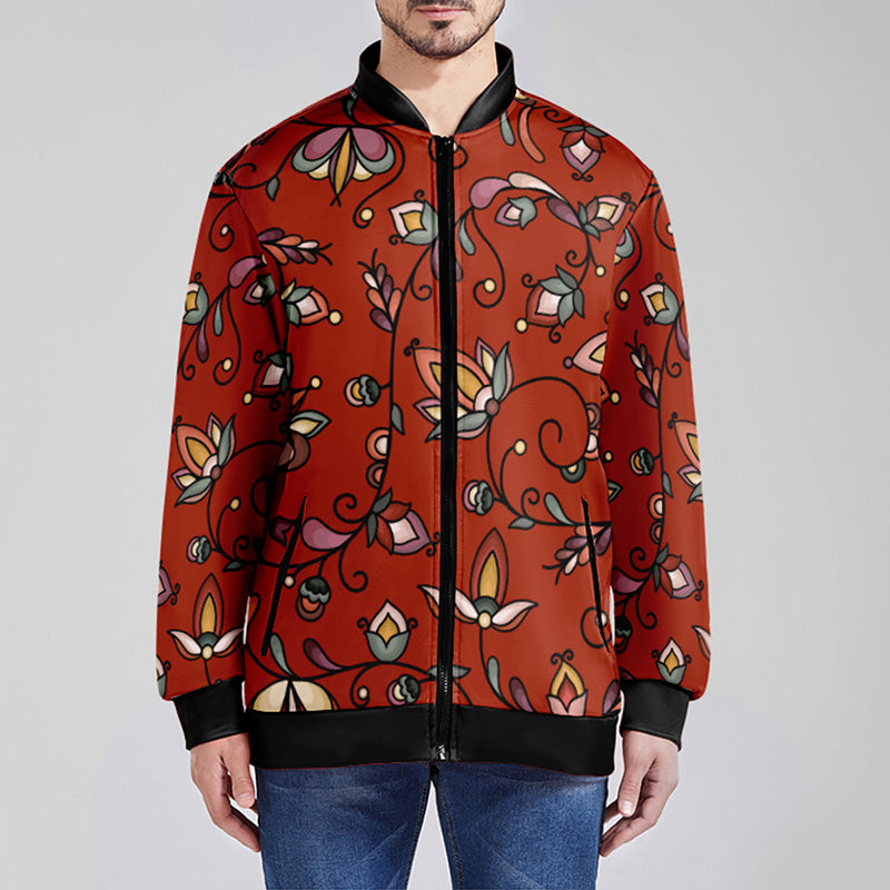 Burnt Sky Petals Red Lightweight Jacket
