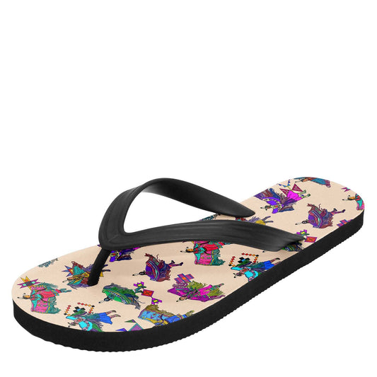 Women's Fancy Dancers Muslin Flip Flops
