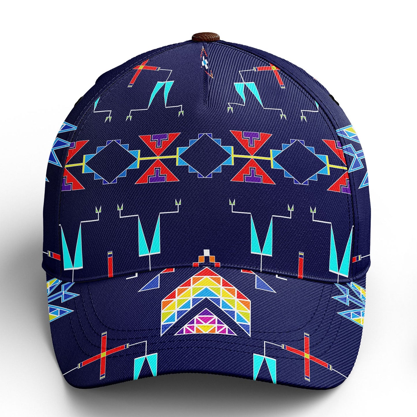 Rainy Chief Rainbow Night Lake Snapback Hat