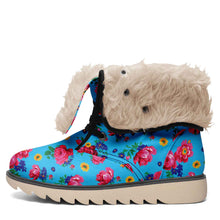 Load image into Gallery viewer, Kokum Ceremony Turquoise Polar Winter Boots
