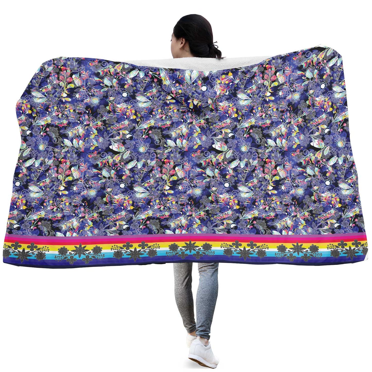 Culture in Nature Hooded Blanket