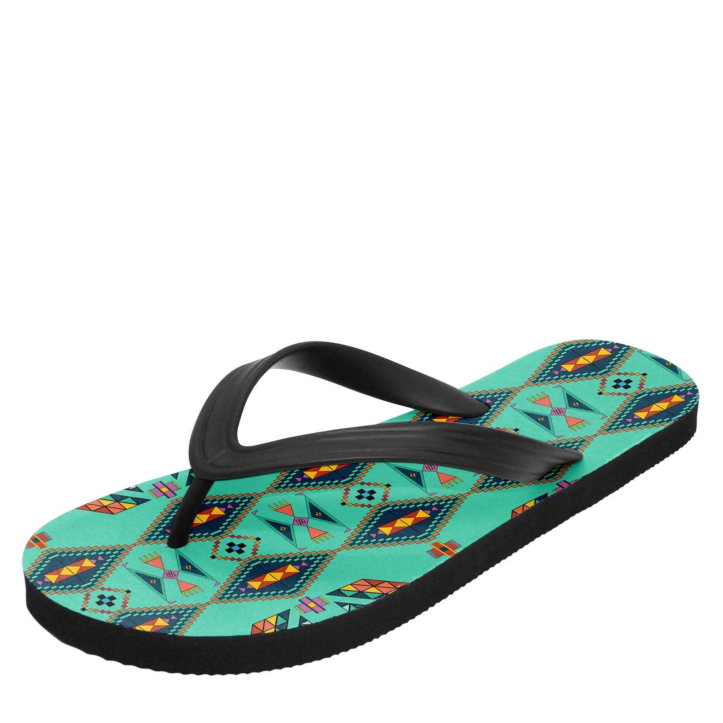 Travois Tipi Smoky Sky Flip Flops