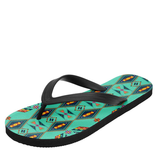 Travois Tipi Smoky Sky Flip Flops