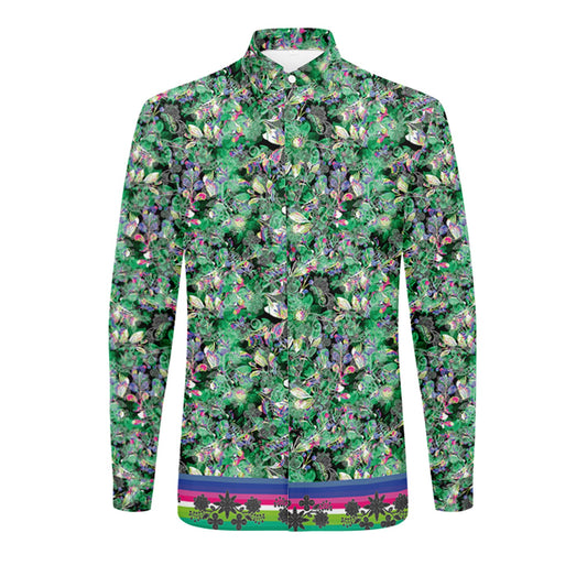 Culture in Nature Green Dress Shirt