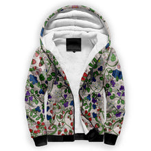 Load image into Gallery viewer, Grandmother Stories Bright Birch Sherpa Hoodie
