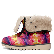 Load image into Gallery viewer, Kaleidoscope Dragonfly Polar Winter Boots
