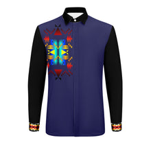 Load image into Gallery viewer, Between the Mountain Journey Men&#39;s Long Sleeve Dress Shirt
